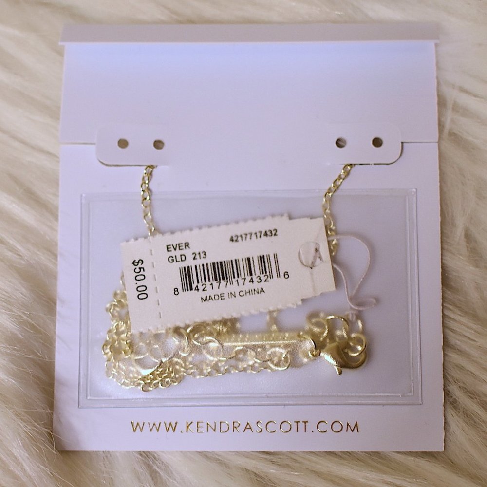 Kendra Scott | Ever Gold Pendant Necklace - Picture 4 of 7
